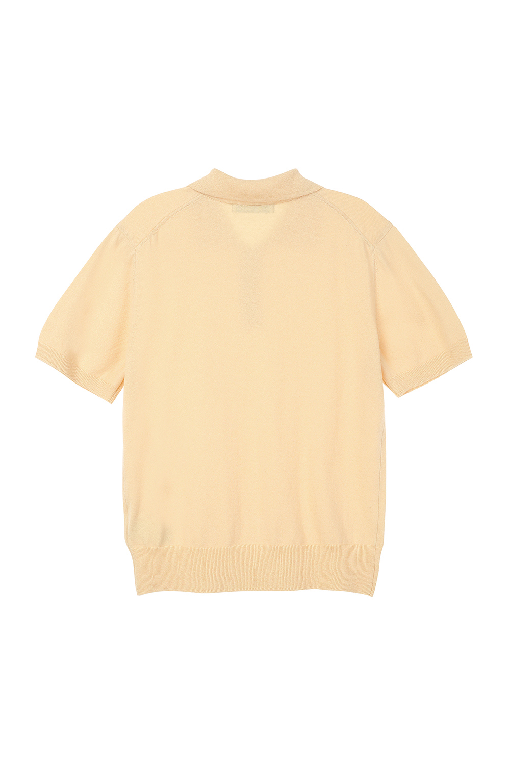 반팔 티셔츠 크림 색상 이미지-S14L17